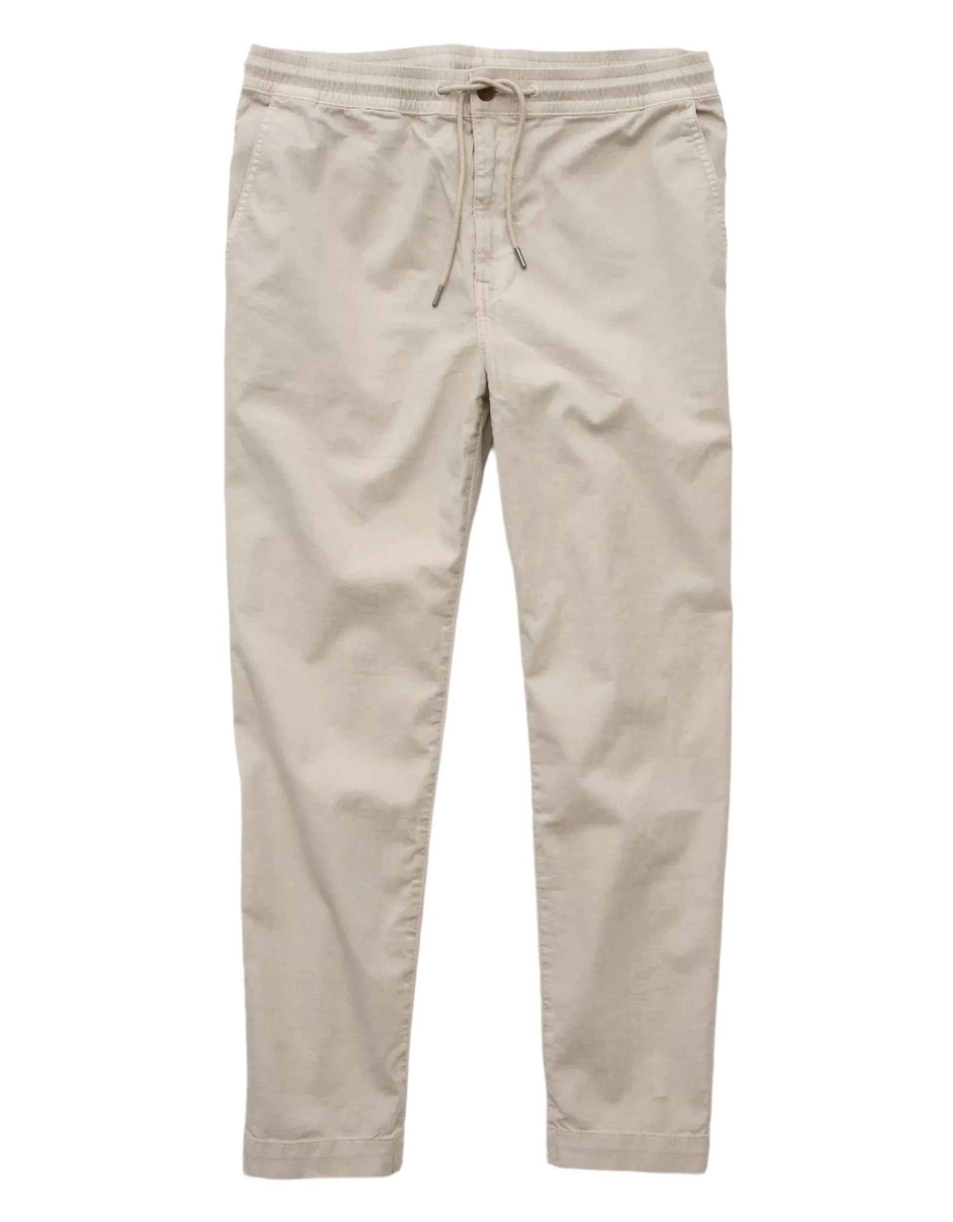 American Eagle Mens AE Flex Linen-Blend Athletic Fit Pull-On Pants