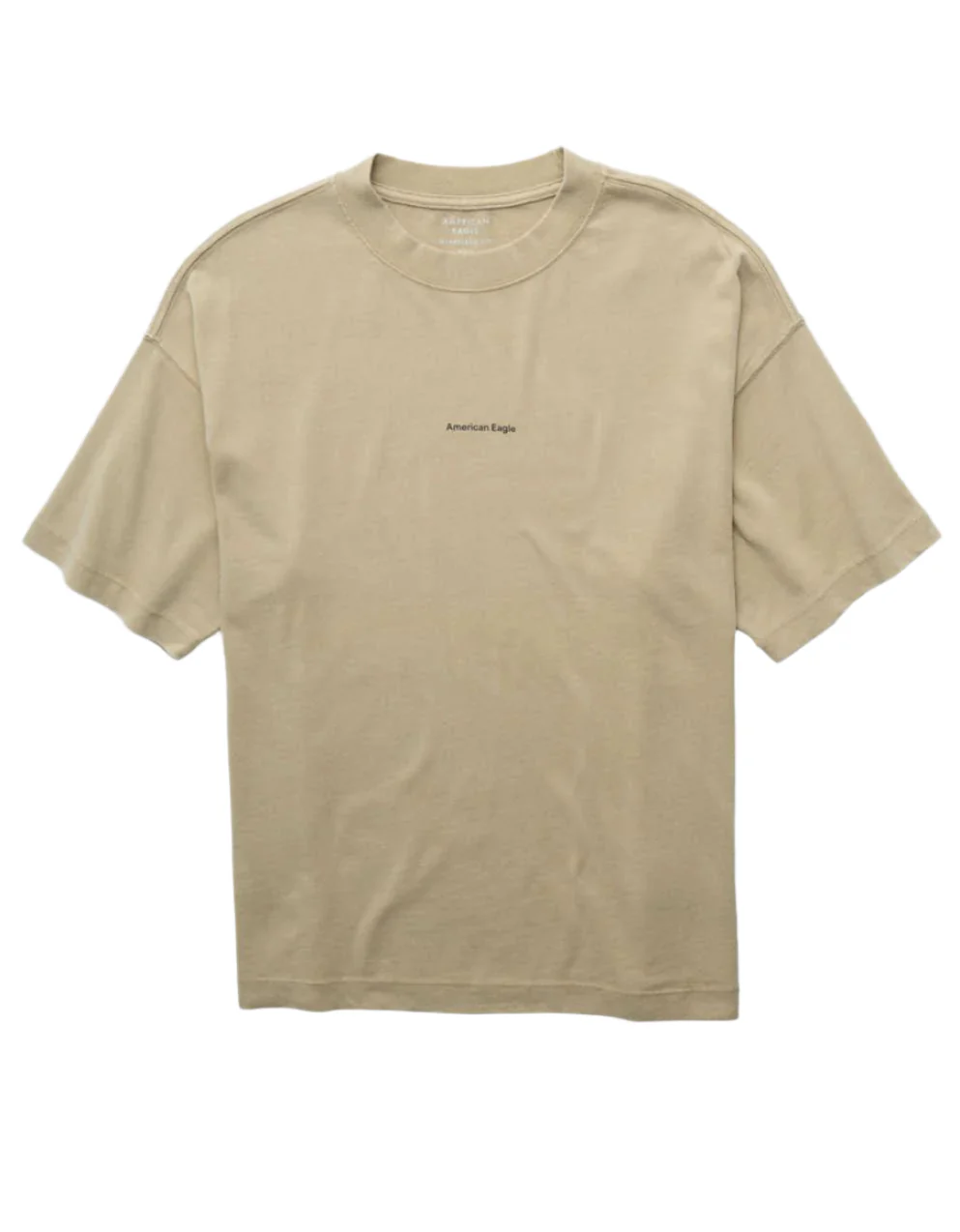 American Eagle Mens AE Boxy Oversized Logo Graphic Short Sleeve T-Shirt