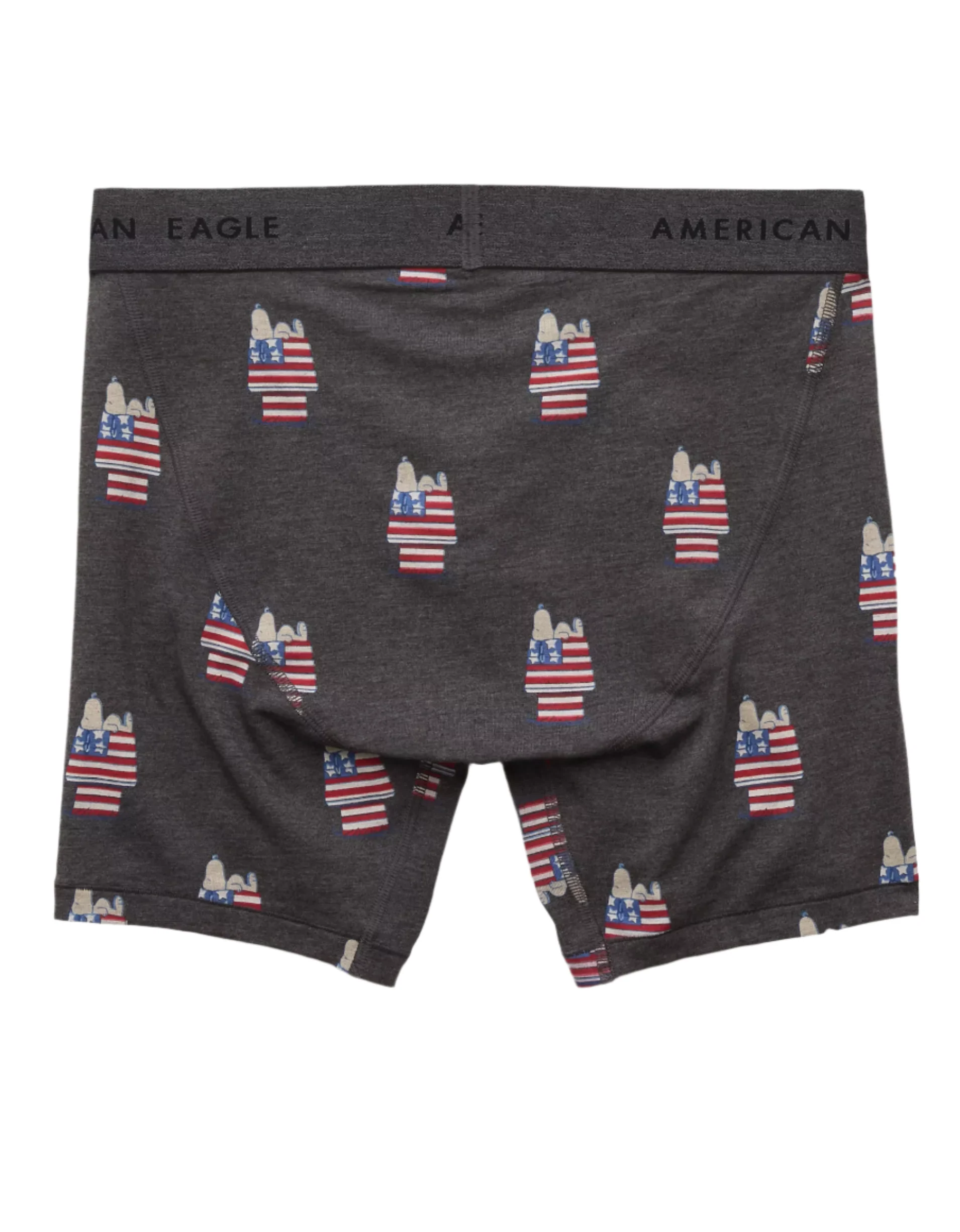 American Eagle Mens AEO Snoopy USA 6" Classic Boxer Briefs - Image 2