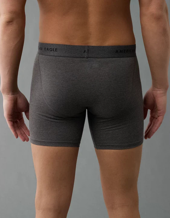 American Eagle Mens AEO Solid 6" Classic Boxer Briefs - Image 3