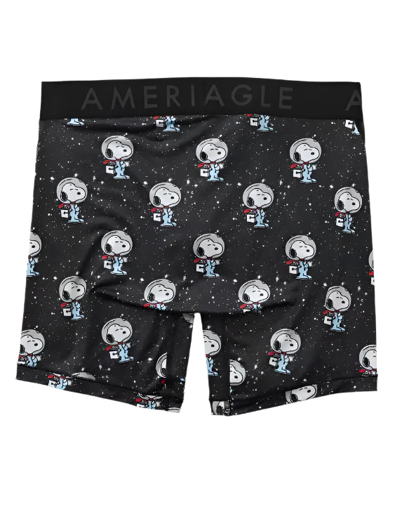 American Eagle Mens AEO Snoopy Galaxy 6" Flex Boxer Briefs - Image 2