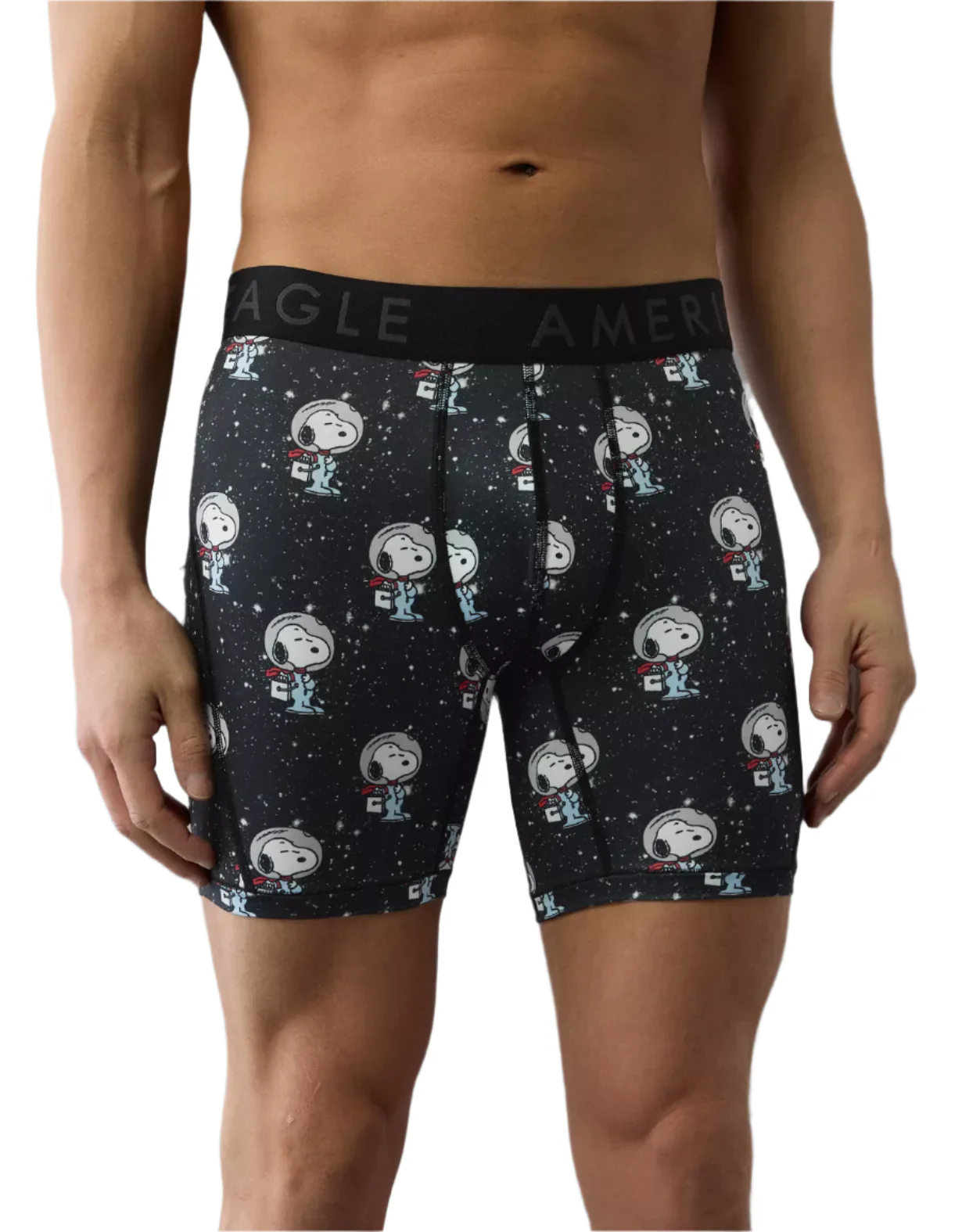 American Eagle Mens AEO Snoopy Galaxy 6" Flex Boxer Briefs - Image 3