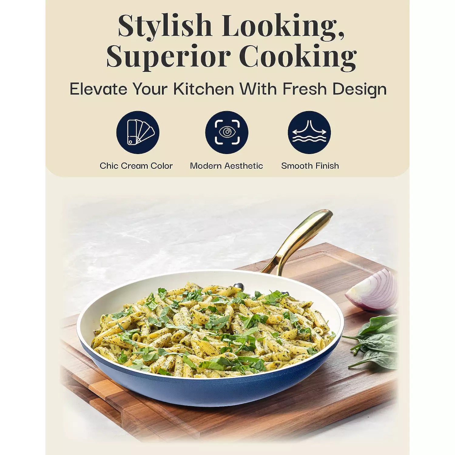 Gotham Steel Natural Collection Fry Pan - Image 4