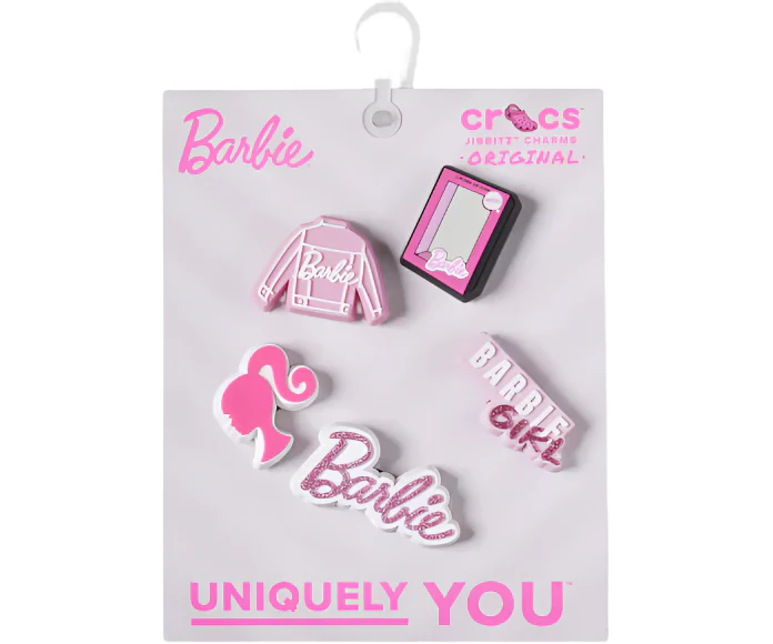 Crocs Barbie Pink Jibbitz Charms - 5 Pack - Image 4