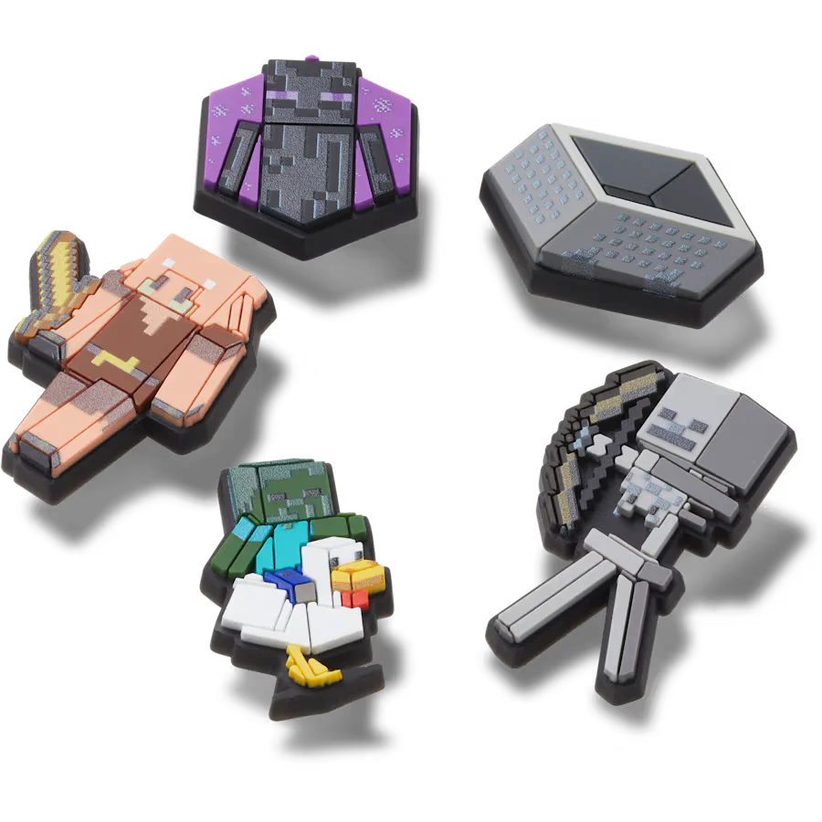 Crocs Minecraft Jibbitz Charms - 5 Pack - Image 2