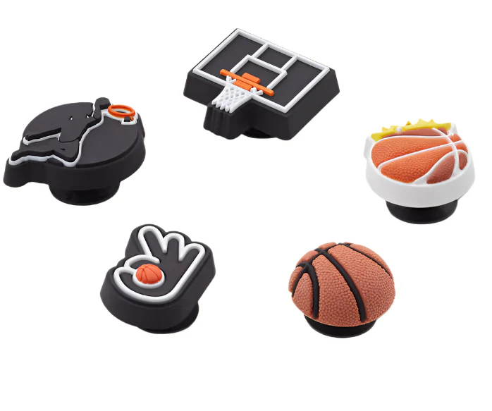 Crocs Basketball Team Jibbitz Charms - 5 Pack - Image 2