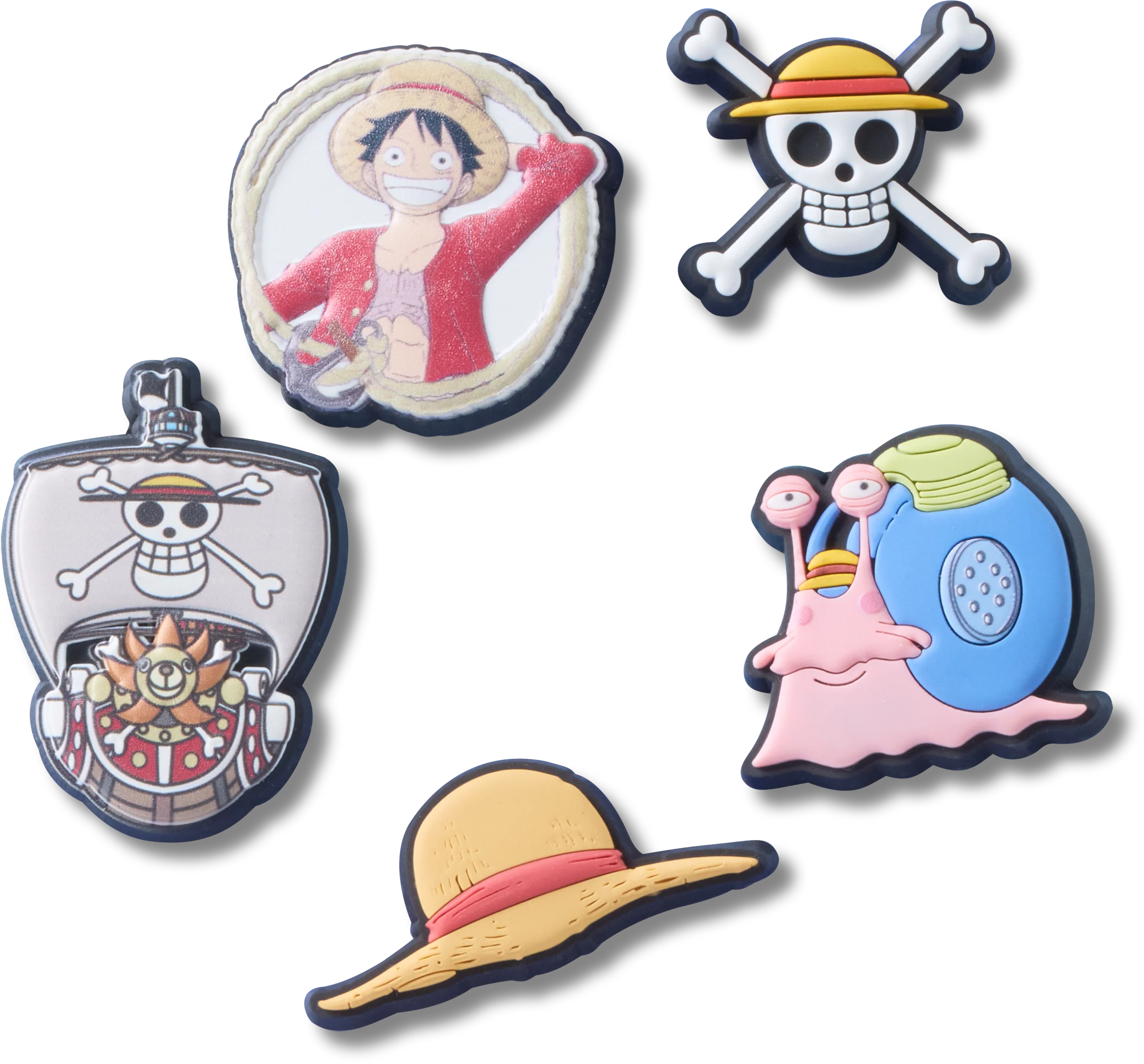 Crocs ONE PIECE Luffy Jibbitz Charms - 5 Pack