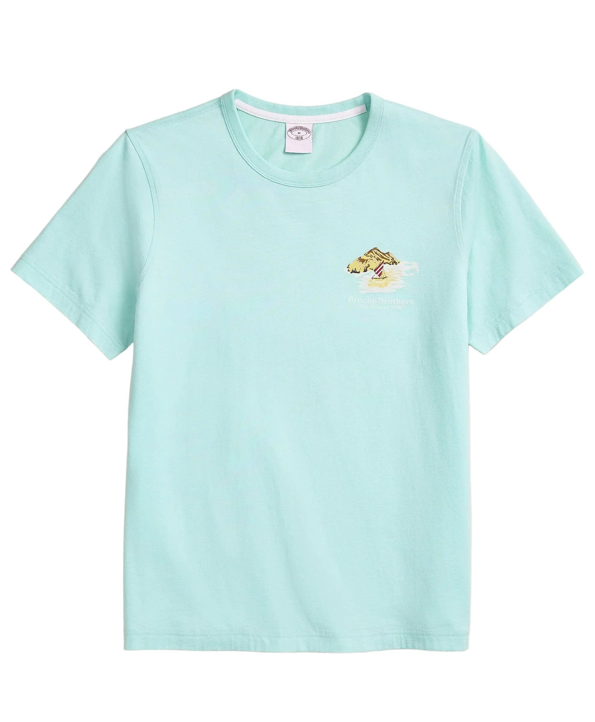 Brooks Brothers Mens Island Short Sleeve T-Shirt