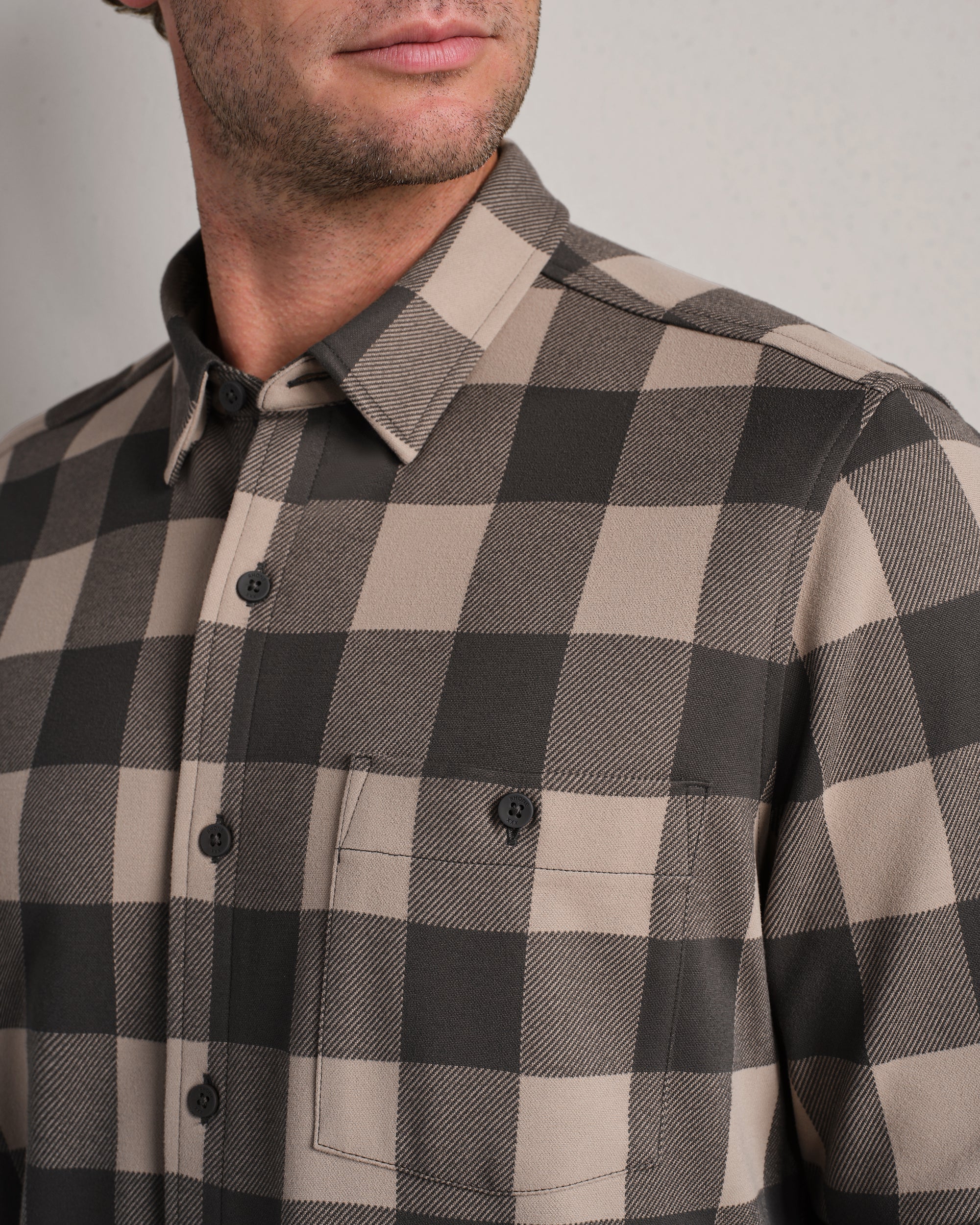 Rhone Mens Hardy Flannel Long Sleeve Shirt - Image 4