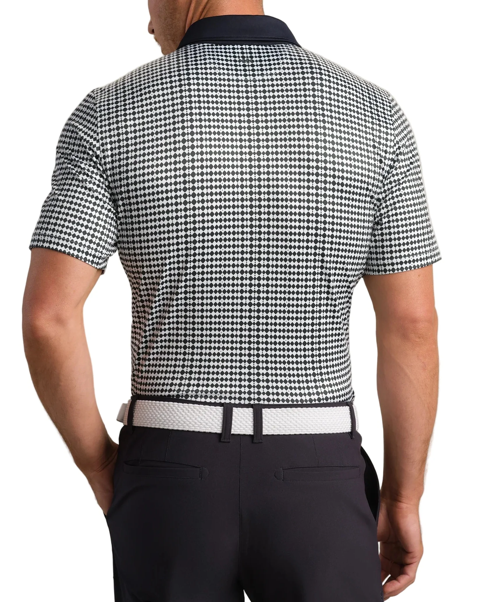 Rhone Mens Golf Sport Short Sleeve Polo Shirt - Image 3