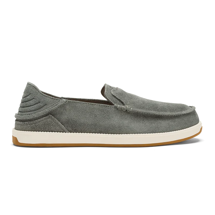 OluKai Mens KÄkaha Nia Leather Slip-On Shoes