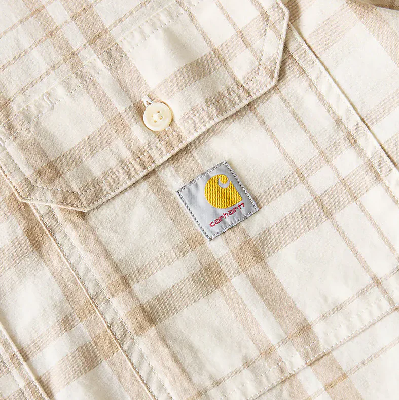 Carhartt Mens Fort Loose Plaid Short Sleeve Shirt - Image 6