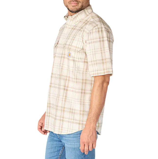 Carhartt Mens Fort Loose Plaid Short Sleeve Shirt - Size 3XL - Image 3