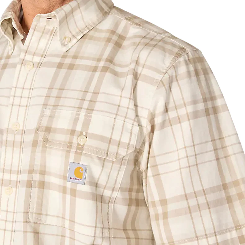 Carhartt Mens Fort Loose Plaid Short Sleeve Shirt - Size 3XL - Image 4