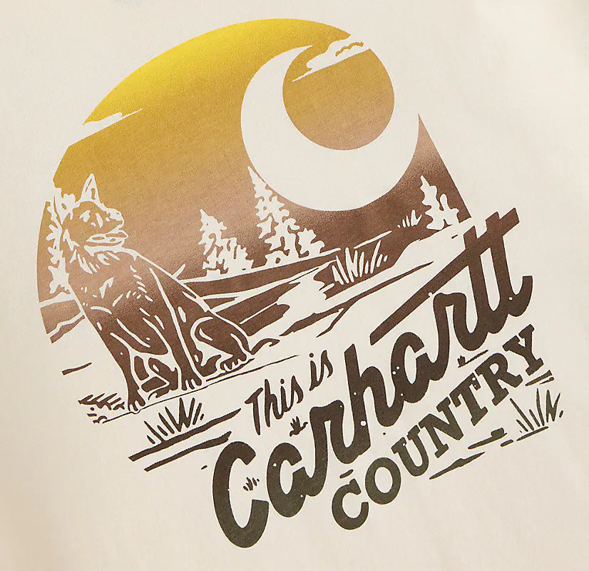 Carhartt Mens Irvine Relaxed Country Short Sleeve T-Shirt - Size 3XL - Image 2