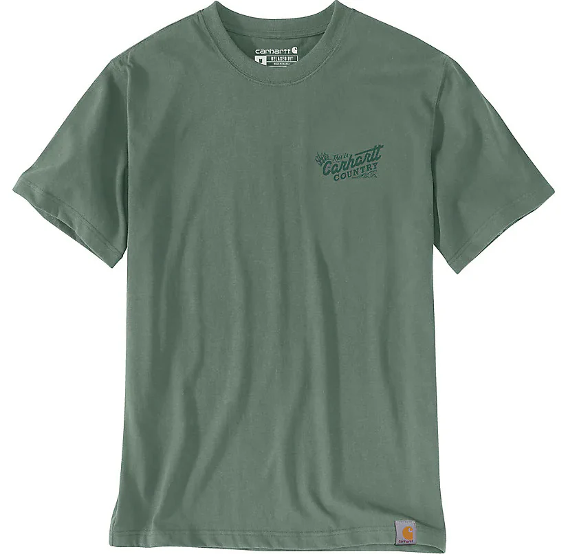 Carhartt Mens Irvine Relaxed Country Short Sleeve T-Shirt - Image 2