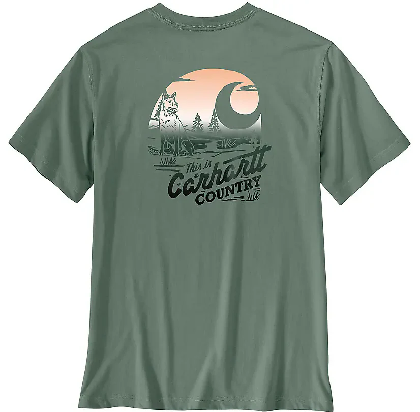 Carhartt Mens Irvine Relaxed Country Short Sleeve T-Shirt - Size 3XL
