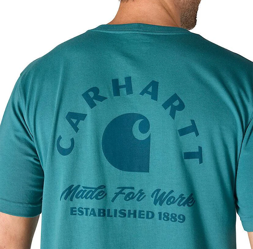 Carhartt Mens Irvine Relaxed Work Short Sleeve T-Shirt - Size 3XL - Image 2