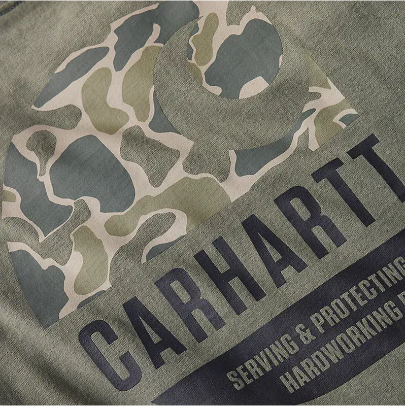 Carhartt Mens Loose Fit Heavyweight 1889 Long Sleeve Pocket T-Shirt - Image 2