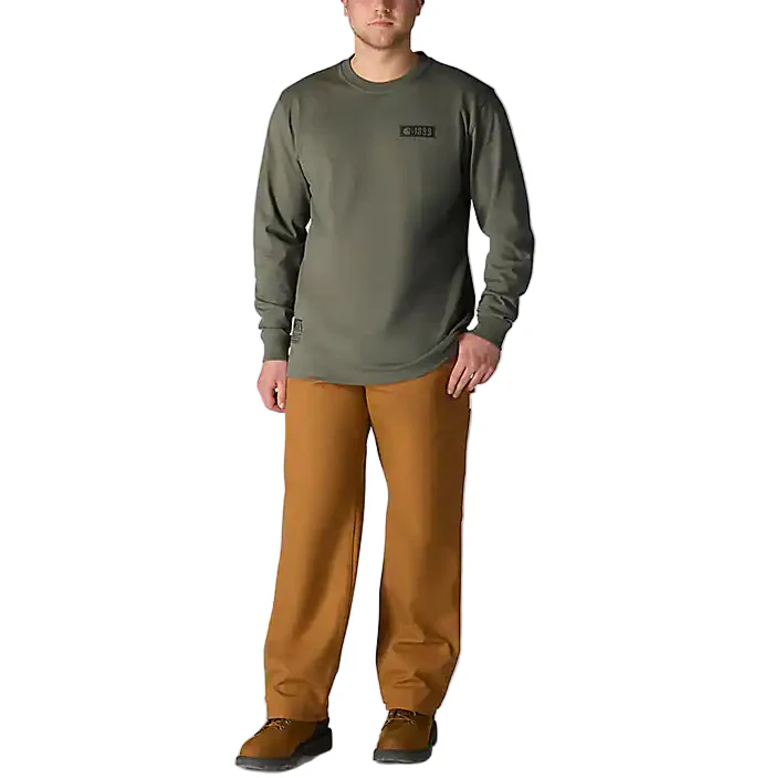 Carhartt Mens Loose Fit Heavyweight 1889 Long Sleeve Pocket T-Shirt - Image 5