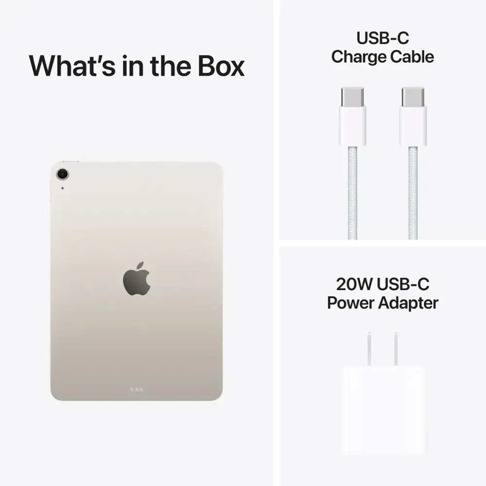 Apple 11-inch iPad Air M3 Chip Built for Apple Intelligence Wi-Fi 256GB - Starlight - Image 10