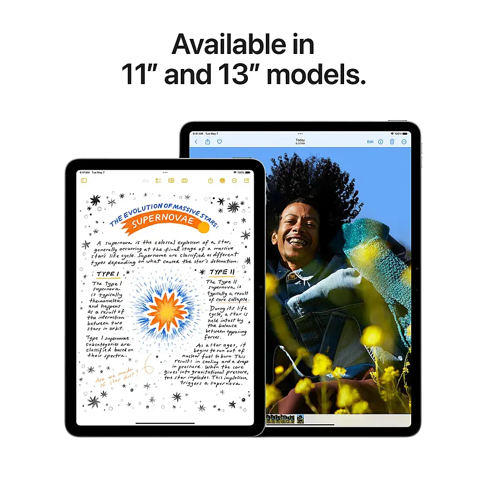 Apple - 11-inch iPad Air M2 Chip Built for Apple Intelligence Wi-Fi + Cellular 1TB - Purple - Image 4