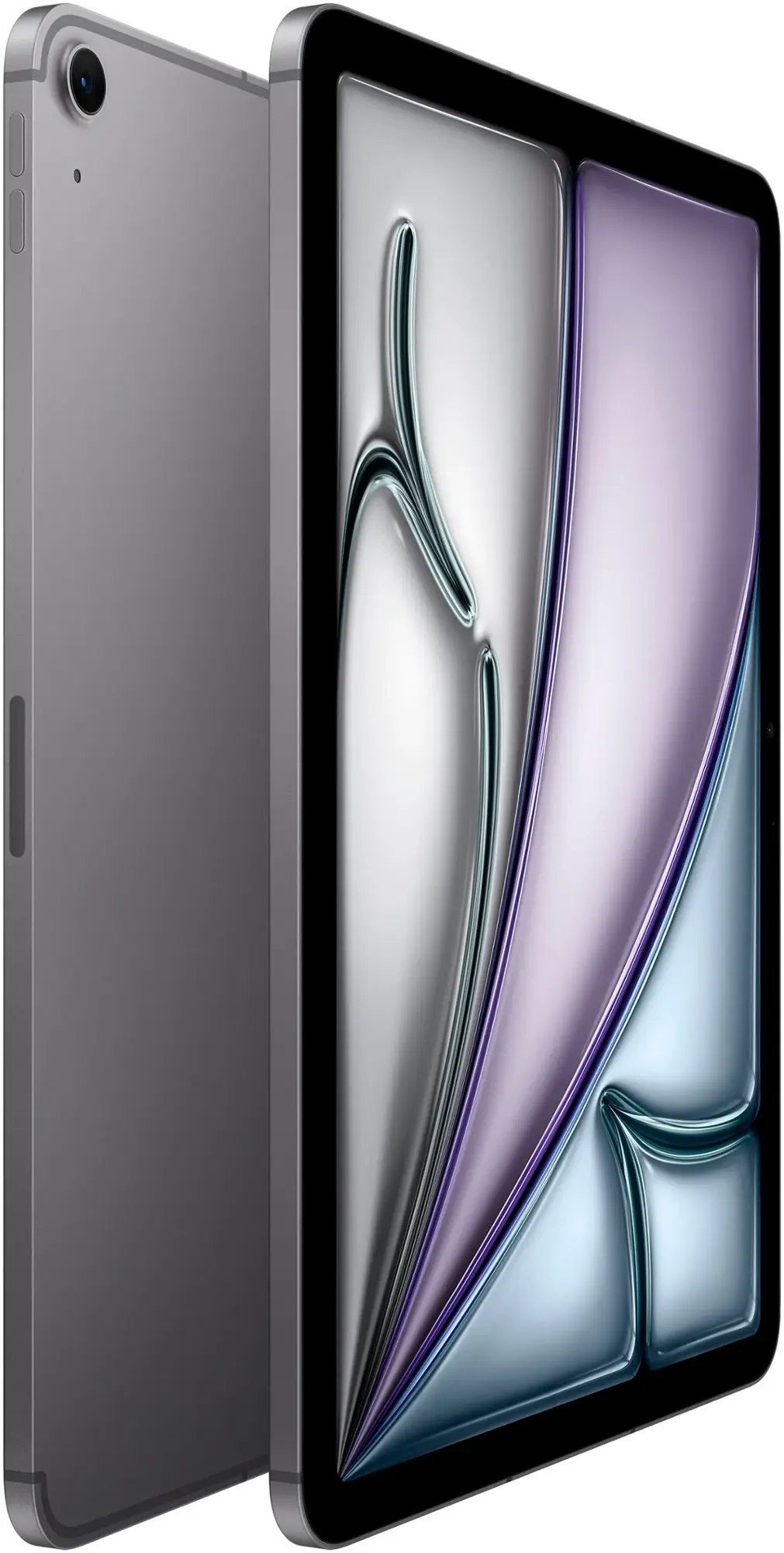 Apple - 11-inch iPad Air M2 Chip Built for Apple Intelligence Wi-Fi + Cellular 1TB - Space Gray - Image 3