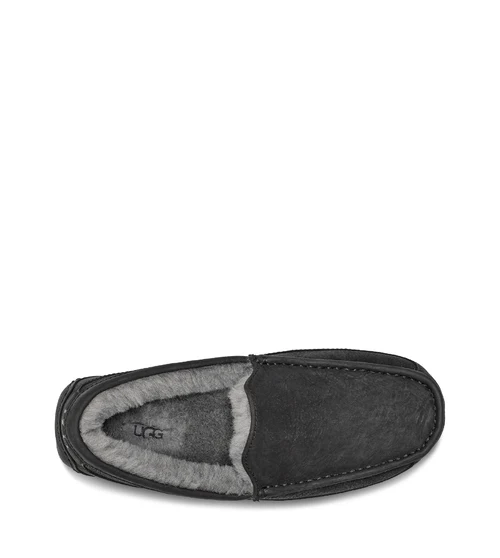 UGG Mens Ascot Matte Leather Slippers - Image 5
