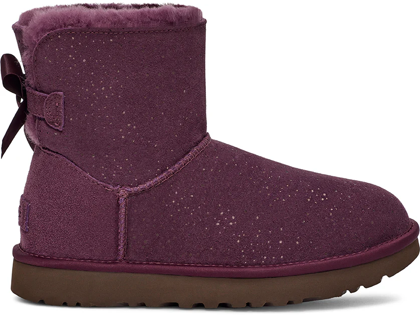 UGG Womens Mini Bailey Bow Metallic Spots Boot