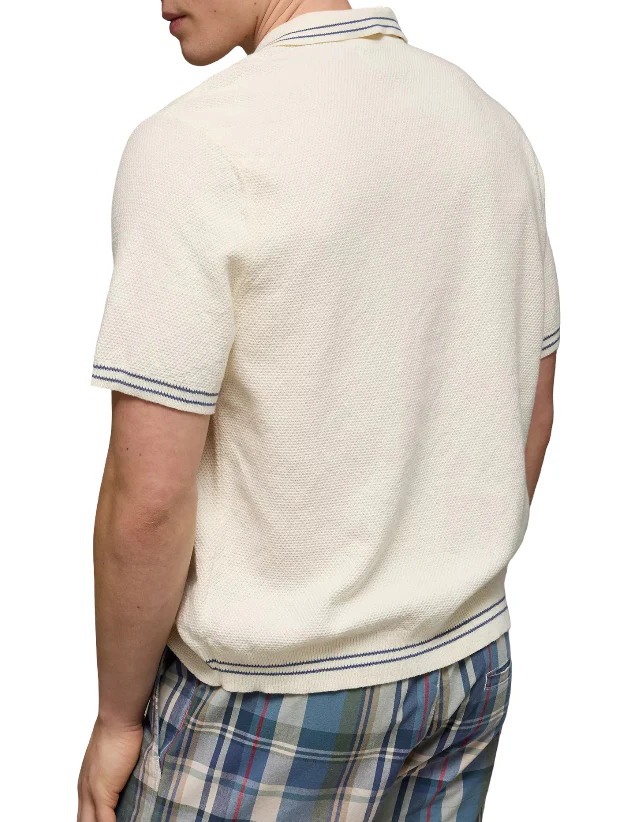 American Eagle Mens AE Short Sleeve Polo Sweater - Image 4