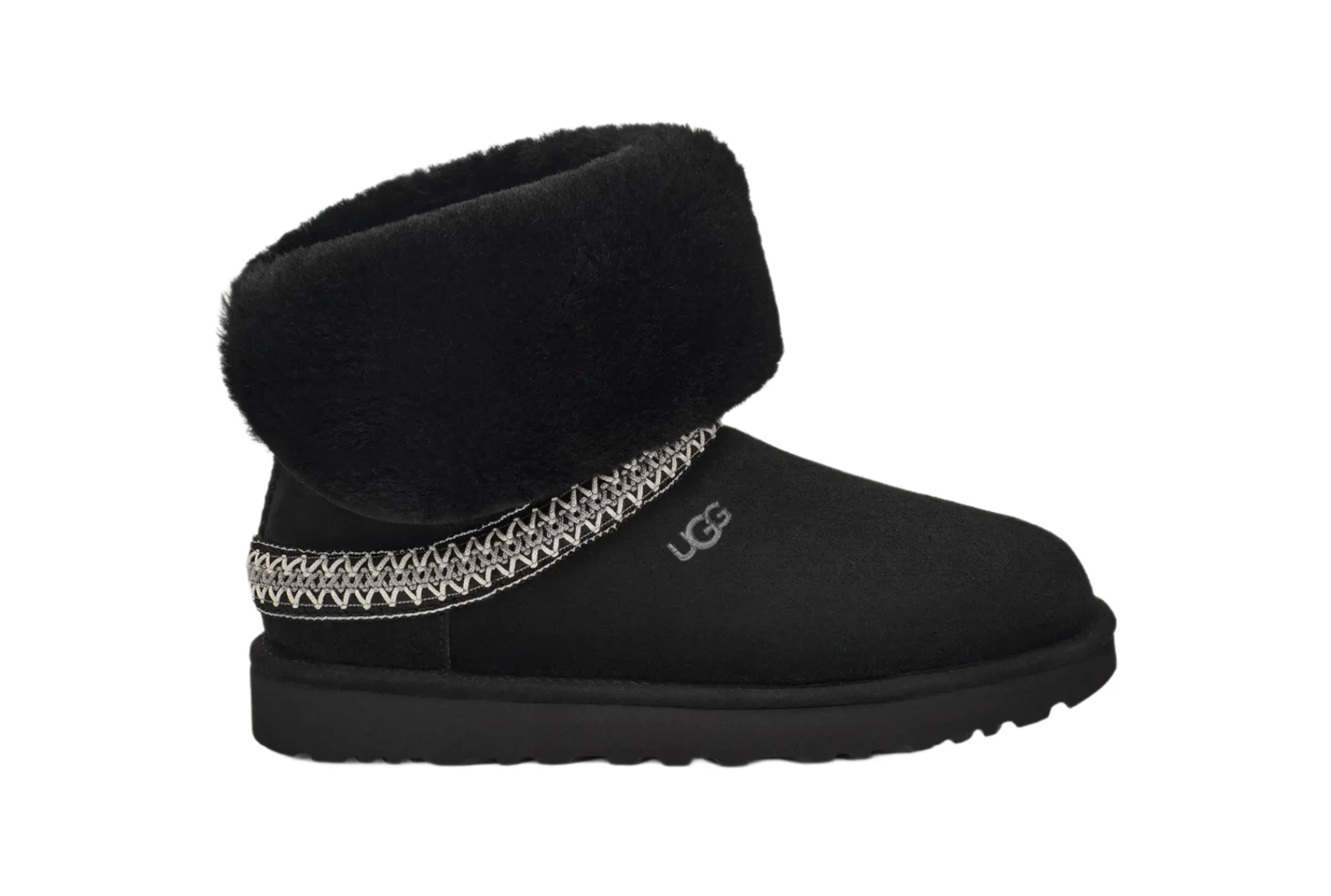 UGG Womens Classic Short Crescent Boots - Image 5