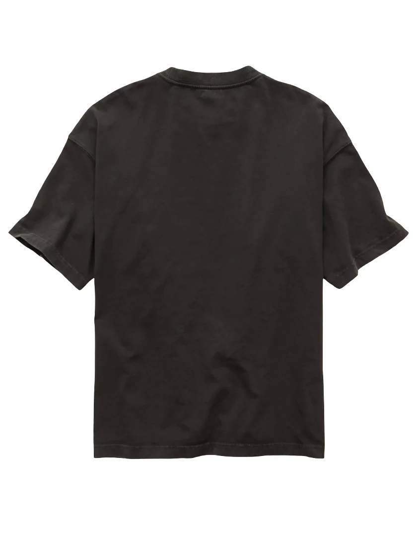 American Eagle Mens AE Boxy Fit Sueded Jersey Short Sleeve T-Shirt - Image 2