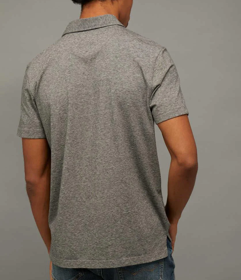 American Eagle Mens AE 24/7 Club Logo Polo Short Sleeve Shirt - Image 4