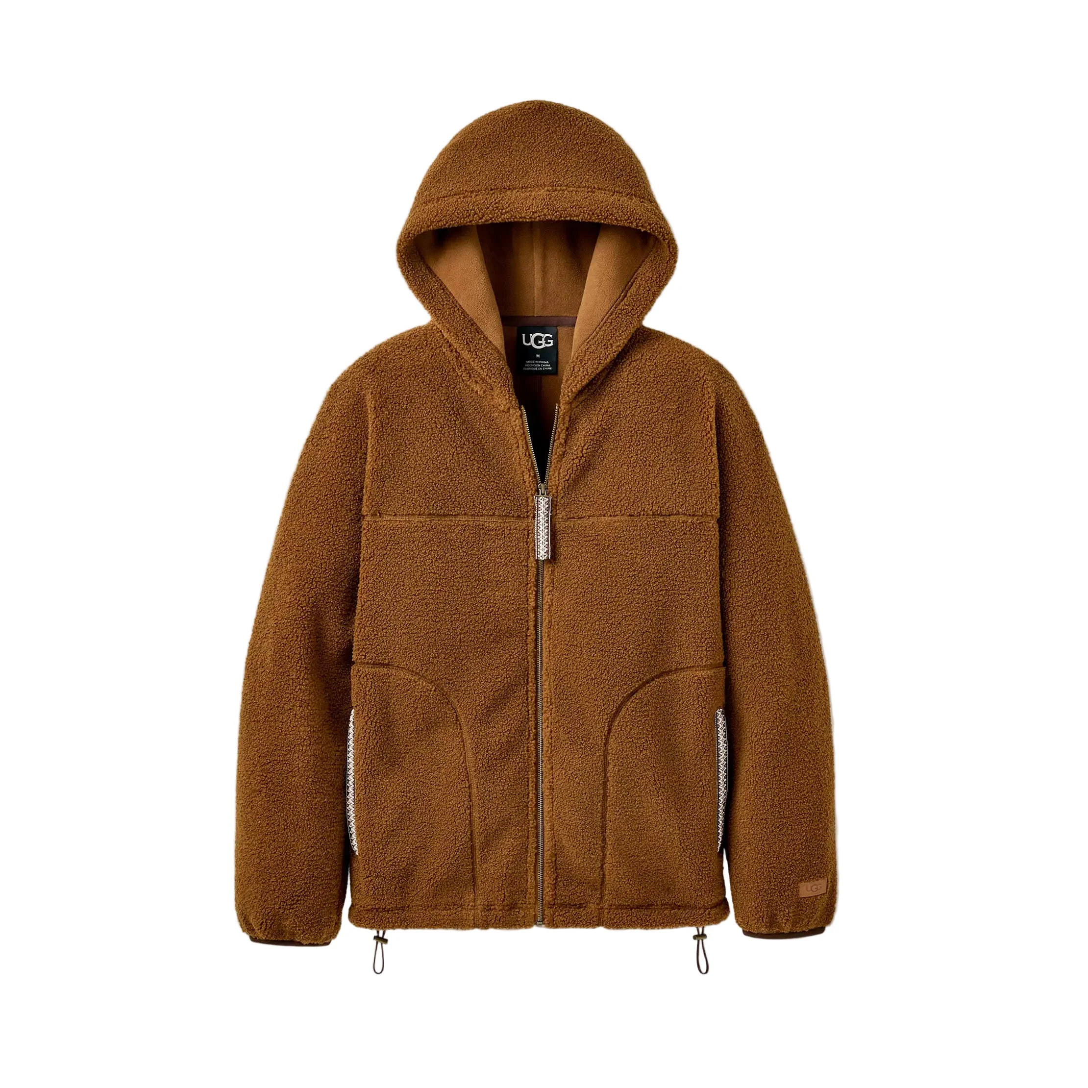 UGG Mens UGGbraid Full Zip Hoodie Jacket