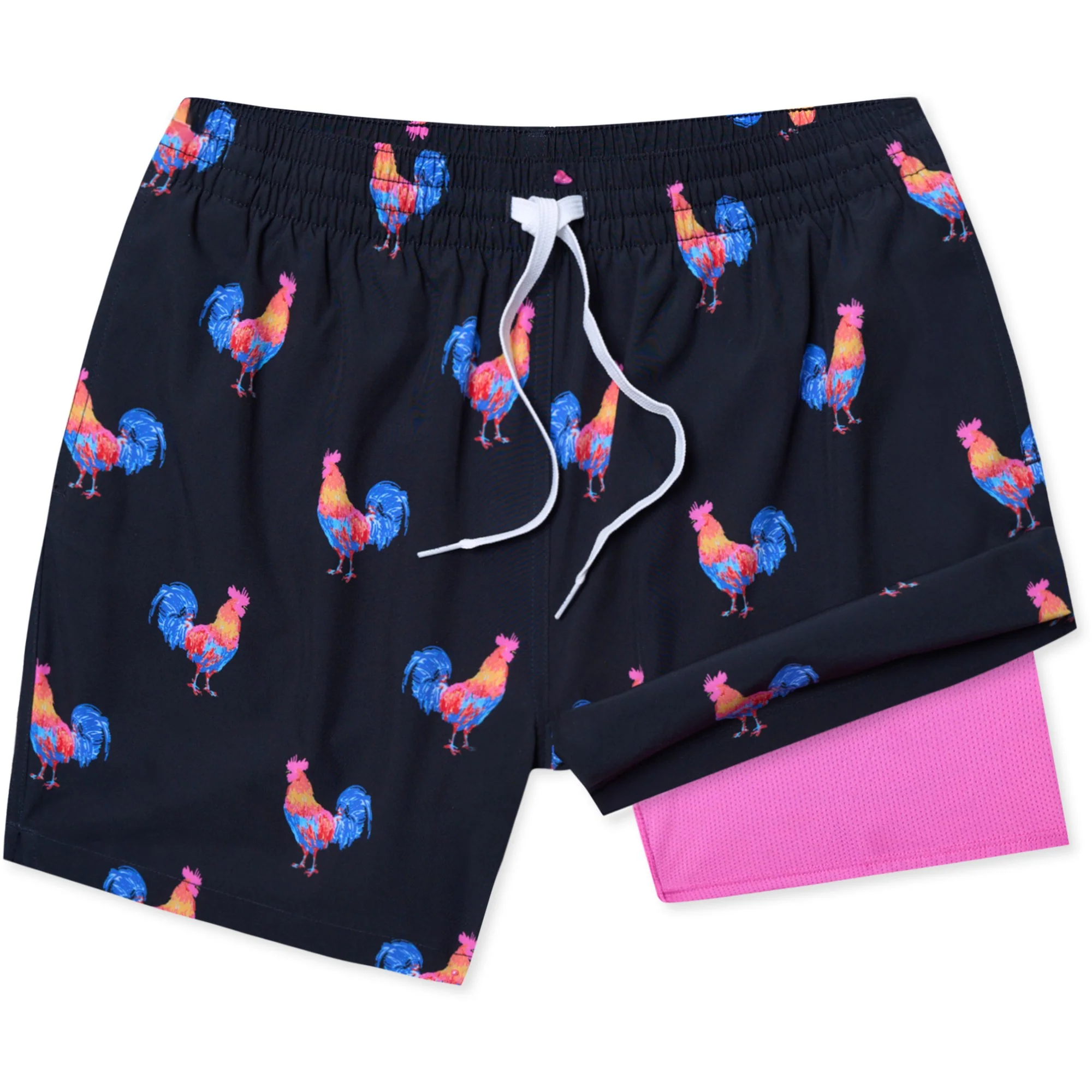 Chubbies Mens The Cockadoodle Doozies 7" Classic Swim Trunks