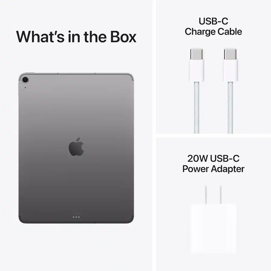 Apple 13-inch iPad Air M4 chip Wifi + Cellular 128GB - Space Gray - Image 5