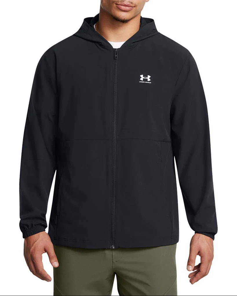Under Armour Mens Vibe Windbreaker Full-Zip Jacket - Image 3