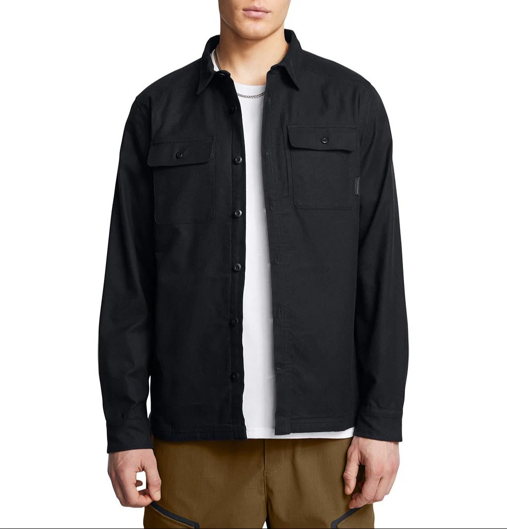 Under Armour Mens UA Expense Fleece Lined Flannel Button-Down Top - Image 4