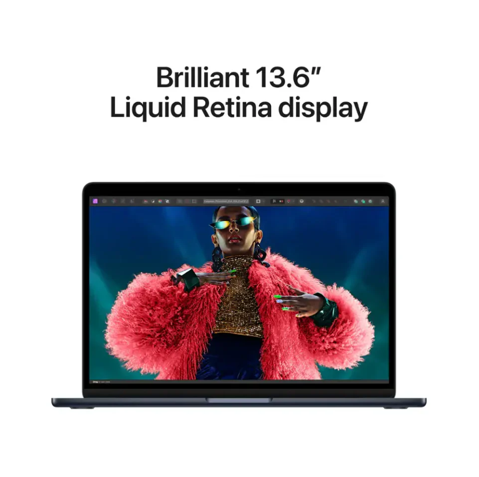 Apple MacBook Air 13" Apple M3 Chip Built for Apple Intelligence - 24GB Memory - 512GB SSD - Midnight - Image 4