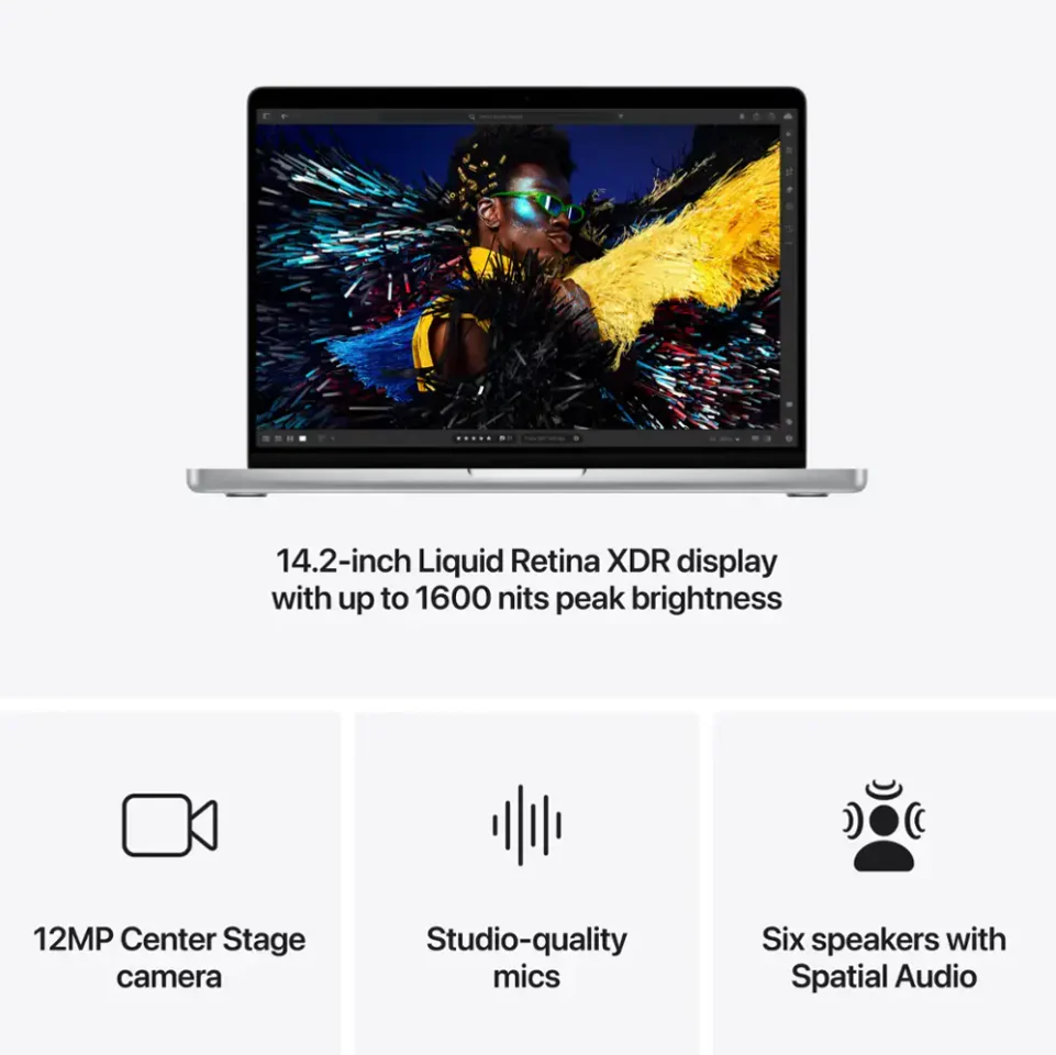 Apple Macbook Pro 14-Inch M4 Chip Built For Apple Intelligence - 16 GB Memory - 512 GB SSD - Silver - Image 7