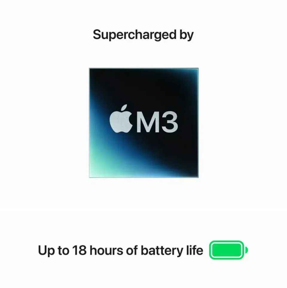 Apple MacBook Air 15" Apple M3 Chip Built for Apple Intelligence - 24GB Memory - 512GB SSD - Space Gray - Image 3