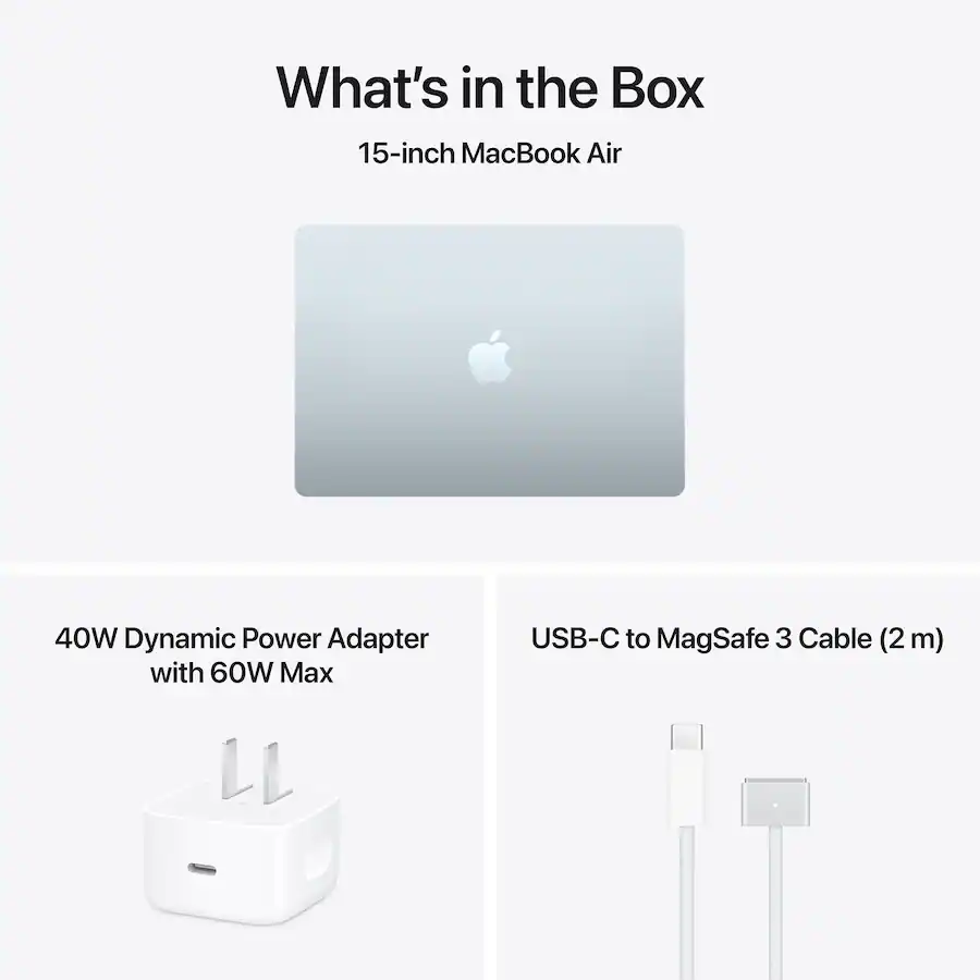 Apple 15-inch MacBook Air M5 10-core CPU 10-core GPU 16GB Memory 512GB SSD-Sky Blue - Image 6