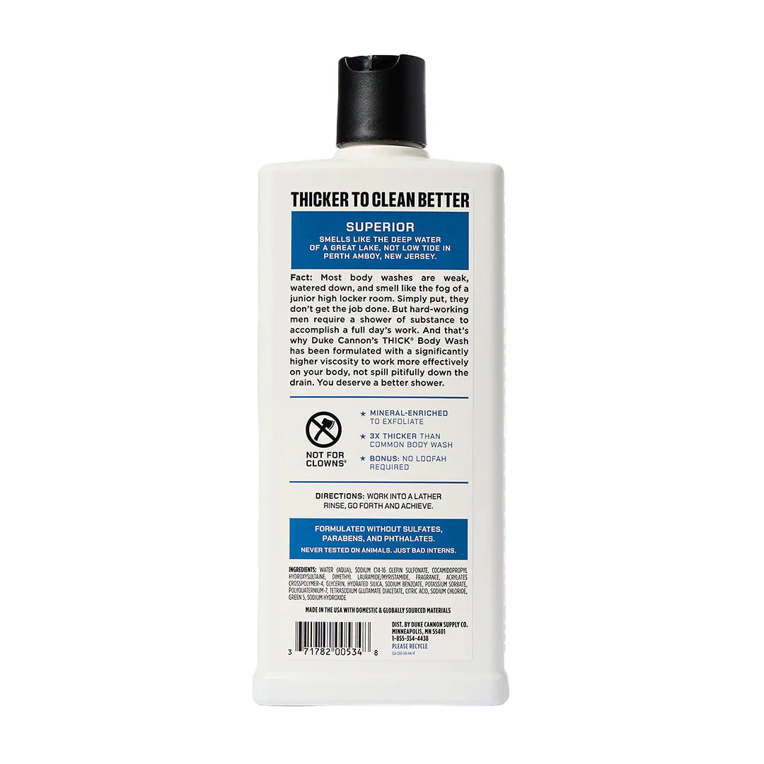 Duke Cannon Supply Co. Thick Body Wash - Superior - Image 2