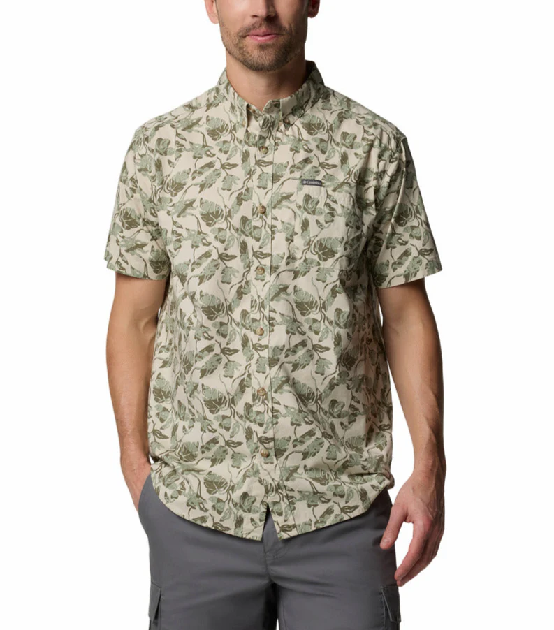 Columbia Mens Rapid Rivers Printed Short Sleeve Shirt
