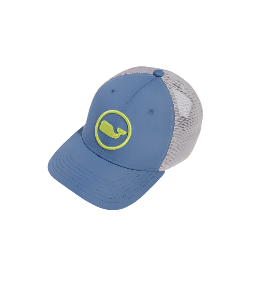 Vineyard Vines Whale Dot Performance Trucker Hat - Image 5