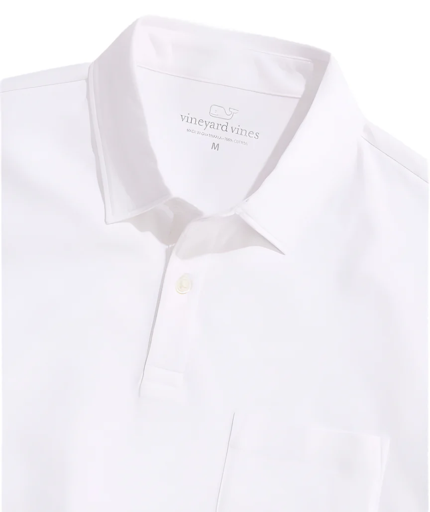 Vineyard Vines Mens Surf Short Sleeve Polo Shirt - Image 2