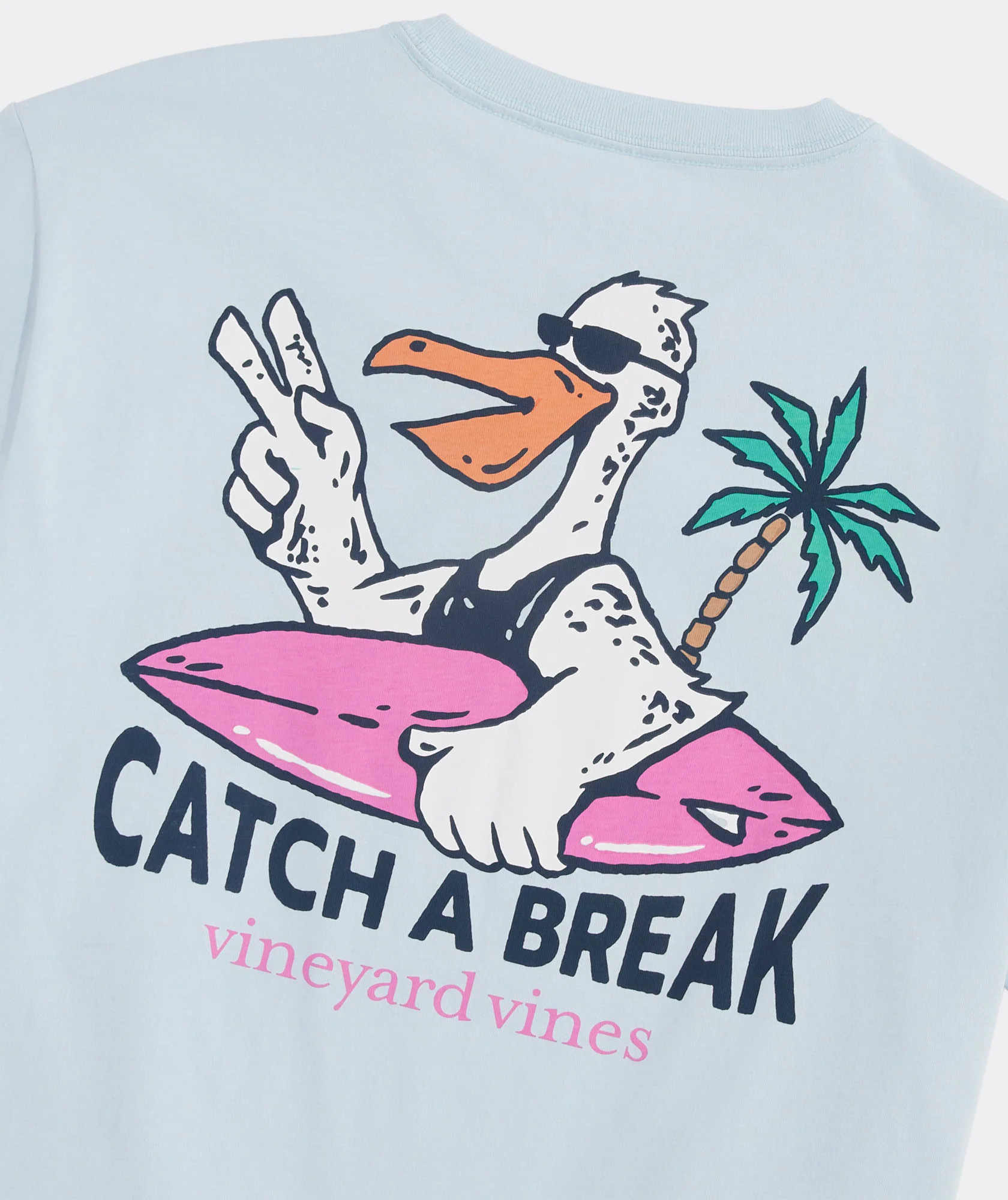 Vineyard Vines Mens Catch A Break Short Sleeve T-Shirt - Image 2