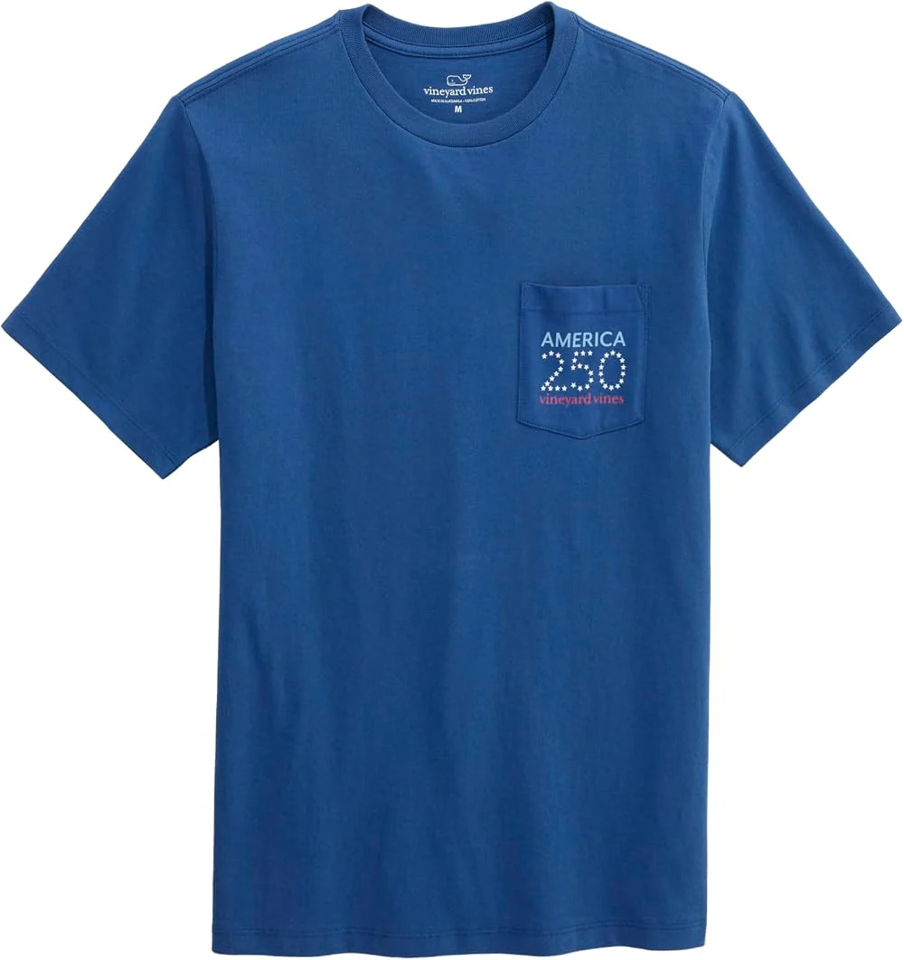 Vineyard Vines Mens Americana 250 Short Sleeve T-Shirt - Image 2