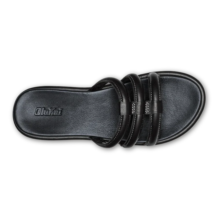 OluKai Womens Leather Tiare Slide Sandals - Image 4