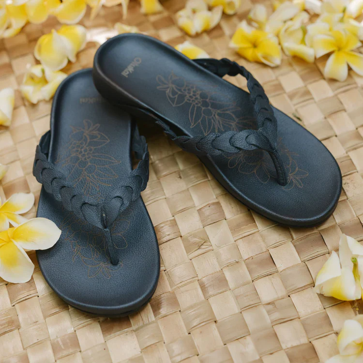 OluKai Womens Lei Leather Sandals - Image 4